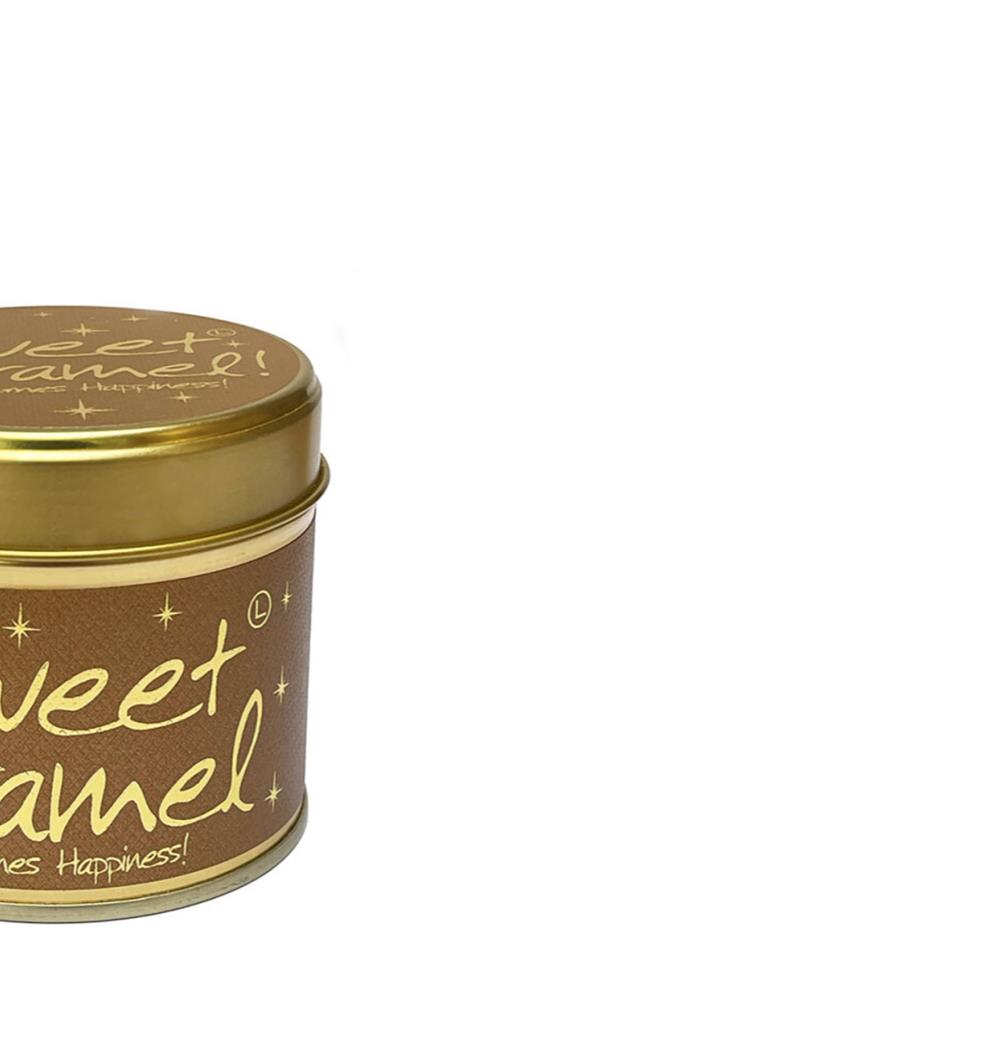 Lily-Flame Sweet Caramel Tin Candle Extra Image 2